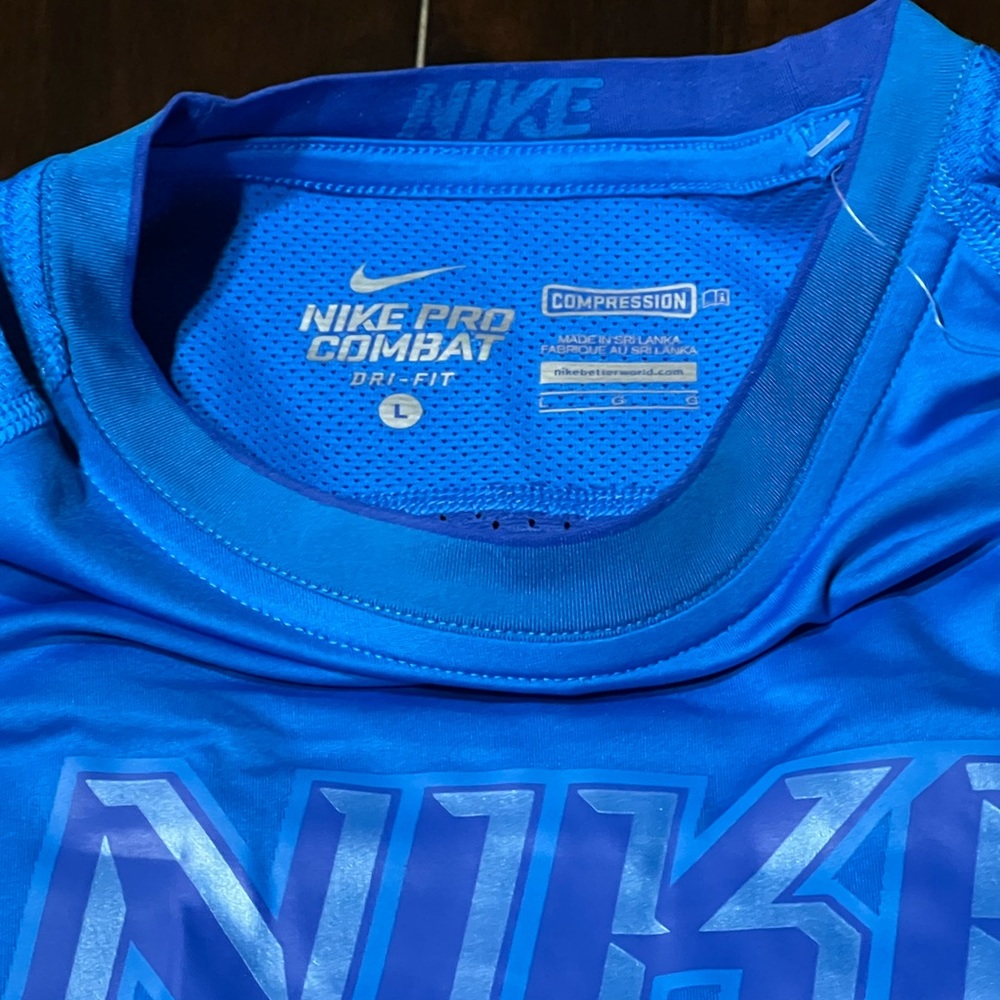 RARE 2014 NWT Nike Dri-Fit Pro Combat Sleeveless Compression Football Shirt sz M - Picture 4 of 6